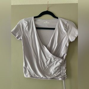 Hollister light purple cinch top